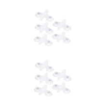 40Pcs White Fish Tank Segregation Plate Clamps Strong Suction Clips
