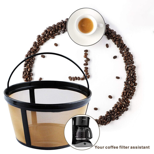 Reusable 4-Cup Coffee Filter for Mr. Coffee Makers – Permanent Basket Filter, 1 PCS 2