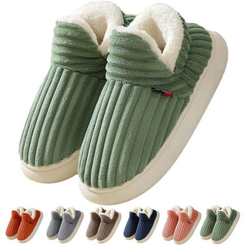 Pluffi slipper booties warm fuzzy thick-soled cloud slides