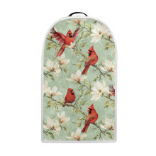 Red-Winged Bird and Floral Pattern There is only one dust cover Protective Case Top Handle Dust Cover for Kitchen Counter