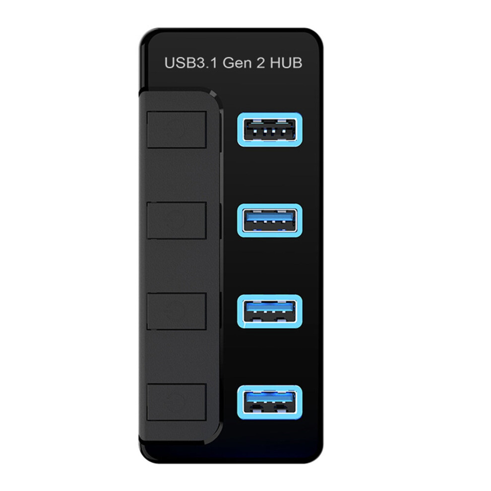 Usb 3.2 Gen 2 4-Port Hub, 10Gbps, Fast Charging & Data Transfer, Compatible With Macbook & Pc 9422877496785