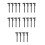 20Pcs Black Plastic Pocket Calipers Portable Precision Measuring Tools 1