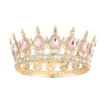 Luxurious Women's Crowns with Rhinestones Birthday Party Hairpieces Suitable for Weddings Proms and Special Occasion
