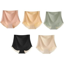 Ancoho Panties, Fresh Seamless High Waist Hip Lifting Tummy Control Panties Silky No Show Underwear Packs for Women