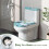 Butterfly Elastic Toilet Seat Covers Set 3-Pack 4