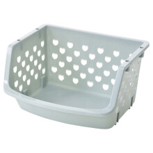 Stackable Pantry Baskets for Fruits, Veggies & Potatoes – Kitchen Storage Plastic Bins, Compatible with Standard Organizers