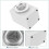 5Pcs White Mini Washer Machine Toy Metal Miniature for Practice 9
