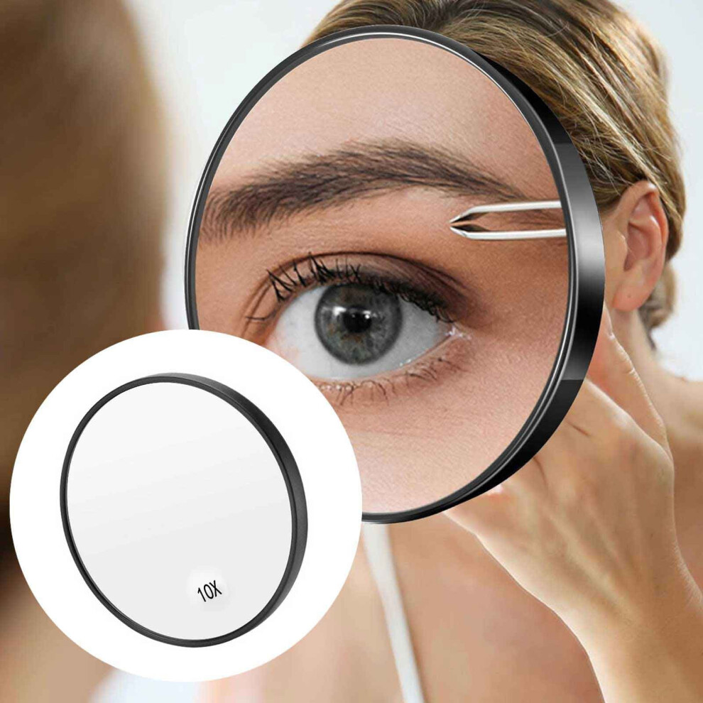 Lizheee Star Face Travel Makeup Magnifying Glass 10x 20x 30x Magnifying Glass Convenient Suction Cup