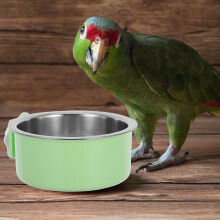 Bird Cage Food Bowls 1Set Parrot Feeder Cup for Small Birds with Antislip Design 11.8X5.5In