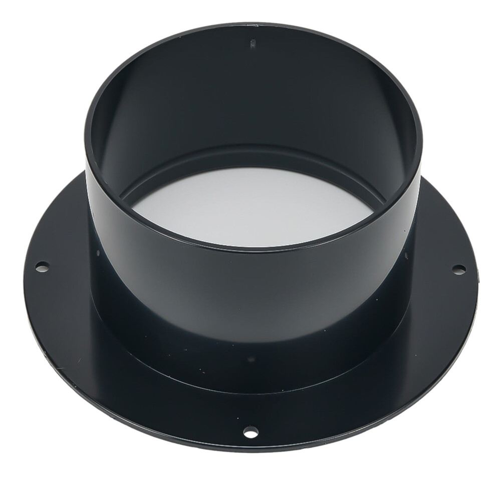 Straight Pipe Flange Ventilation Ducting Exhaust Pipe Connectors For Wall Inlet Outlet Part Abs 100 125 150Mm High Strength 9027700131743