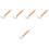 5Pcs Roller for Wallpapering with Sturdy Wood Handle Assorted Colors 6
