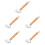 5Pcs Roller for Wallpapering with Sturdy Wood Handle Assorted Colors 8