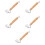 5Pcs Roller for Wallpapering with Sturdy Wood Handle Assorted Colors 9