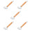 5Pcs Roller for Wallpapering with Sturdy Wood Handle Assorted Colors 10