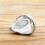 Boho Knuckle Ring Vintage Oval Turquoise Silver Plated 7