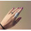 Boho Knuckle Ring Vintage Oval Turquoise Silver Plated 5