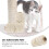 Sisal Rope For Cat Tree And Scratching 1 Roll White 5