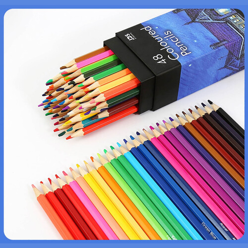 Σετ μολυβιών ακουαρέλας Castle Art Supplies, 72 ζωηρές χρωστικές για 2