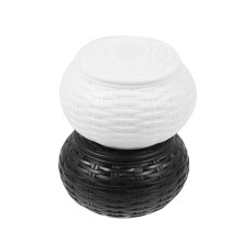Chess Piece Storage Box White Plastic Dustproof Compact 1