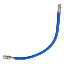 HOMEMAXS Tire Inflator Extension Tube Hose Replacement Quick Inflation Blue