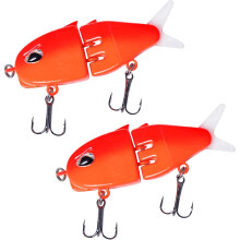 2 Pcs Mini Glide Bait for Bass Fishing, Raptor Fishing Lure, Freshwater and Saltwater Amazing Fishing Gear Gifts for Family