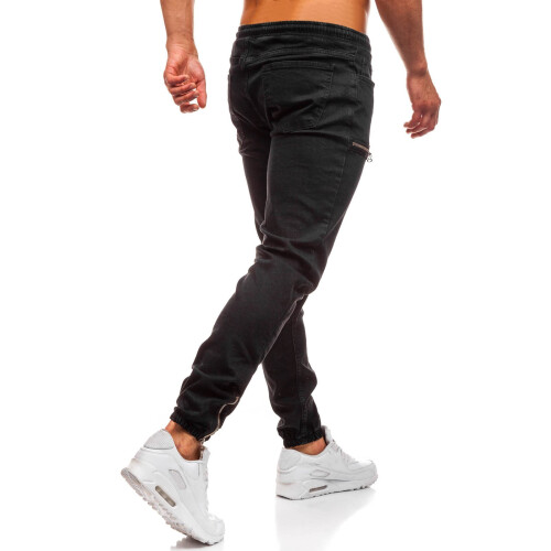 Ανδρικά Αθλητικά Τζιν Μόδας Casual Μαύρο XXXL 2