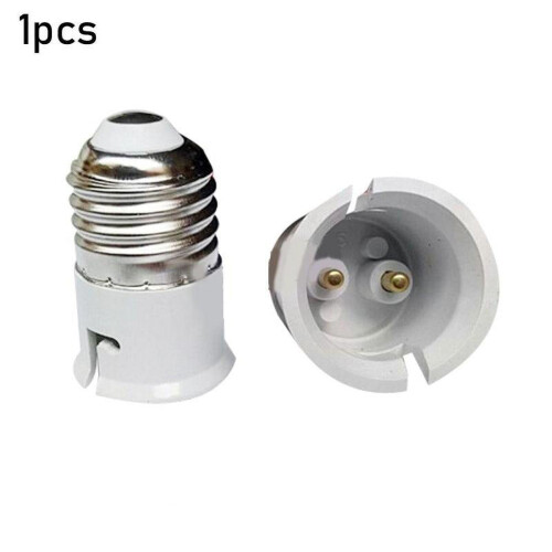 E27 to B22 Adapter Converter Lamp Light Bulb - High Temperature Resistant, PC Shell for General Lighting Use
