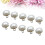 200 Pcs Mushroom Buttons Craft Decorations Women's 1