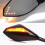 Motorcycle Rearview Mirror Black Reversing Handlebar 7