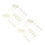 20Pièces Clip Support De Table En Métal Pour Cartes Notes 1
