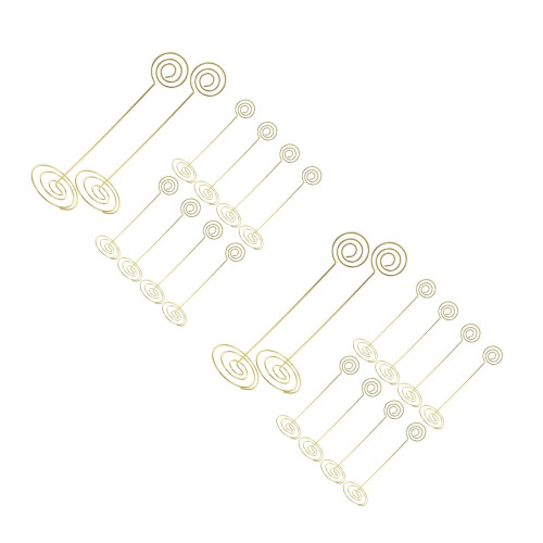 20Pièces Clip Support De Table En Métal Pour Cartes Notes