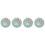 4Sets Convenient Craft Embroidery Kit with Assorted Colors Cotton 3