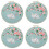 4Sets Convenient Craft Embroidery Kit with Assorted Colors Cotton 4
