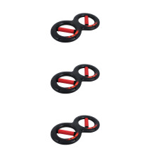 3Pcs Durable Black Arm Strengthener Hand Grippers for Fitness Workout