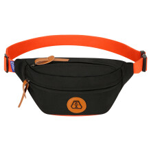 Large Crossbody Fanny Pack with Multi-Zip Pockets – Hands-Free Waist Pack for Sports, Travel & Running (Black)