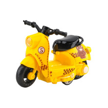 Pull-Back Motorcycle Toy for Kids 3+ with Flip Seat and