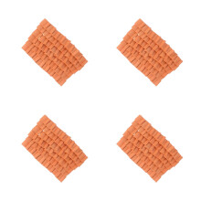 200Pcs Orange Clay for Miniature House Decoration