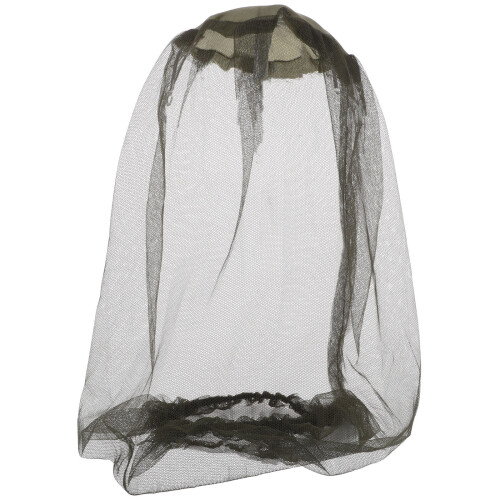 3Pcs High Density Mesh Mosquito Head Nets Olive Green for Outdoor Use 2
