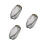 3Pcs High Density Mesh Mosquito Head Nets Olive Green for Outdoor Use 5