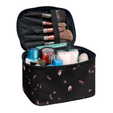 Portable Makeup Brush Bag Polyester with Slots