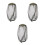 3Pcs High Density Mesh Mosquito Head Nets Olive Green for Outdoor Use 7