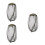 3Pcs High Density Mesh Mosquito Head Nets Olive Green for Outdoor Use 9