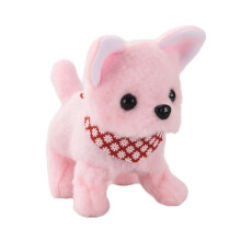 Electronic Plush Walking Dog Toy for Kids, Interactive Puppy with Sound & Light, Motorized Educational Pet, Soft Toy for Boys & Girls
