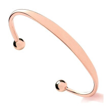 Rose Gold Stainless Steel Adjustable Bracelet for Women