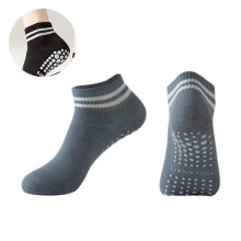 Girls' Cotton Non-Slip Gripper Trainer Socks for Yoga and Sports, Suitable for Foot Sizes 35-40