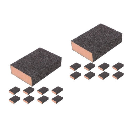 20Pcs Washable Sand Sponge Pads for Home Projects Small Sanders Kit 2