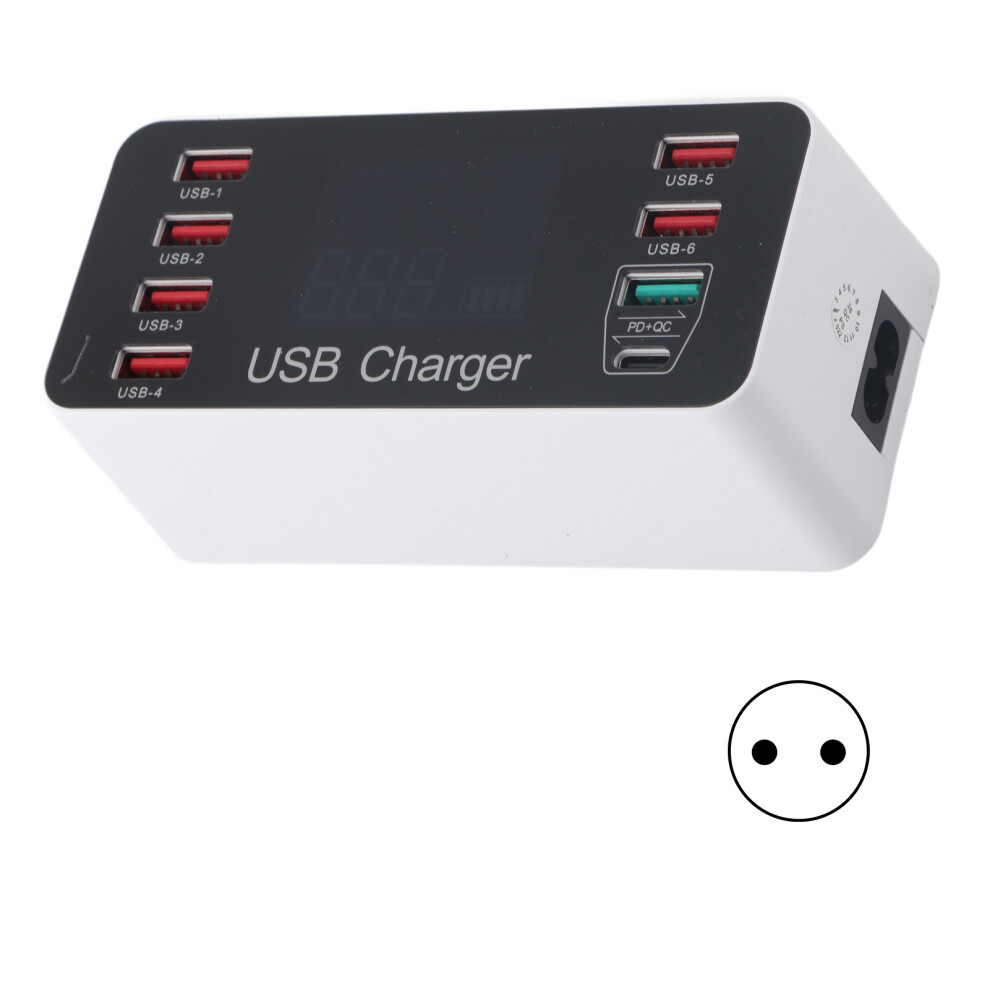 8Port Usb Charging Station With Lcd Display Fast Charging Intelligent Charging Technology Compact Design Wide Device Compatibility After Sales 9175034211171