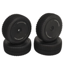 4 Stück 2,87 Zoll RC-Auto-Reifen für 1/14 Wltoys Schwarz Gummigriff