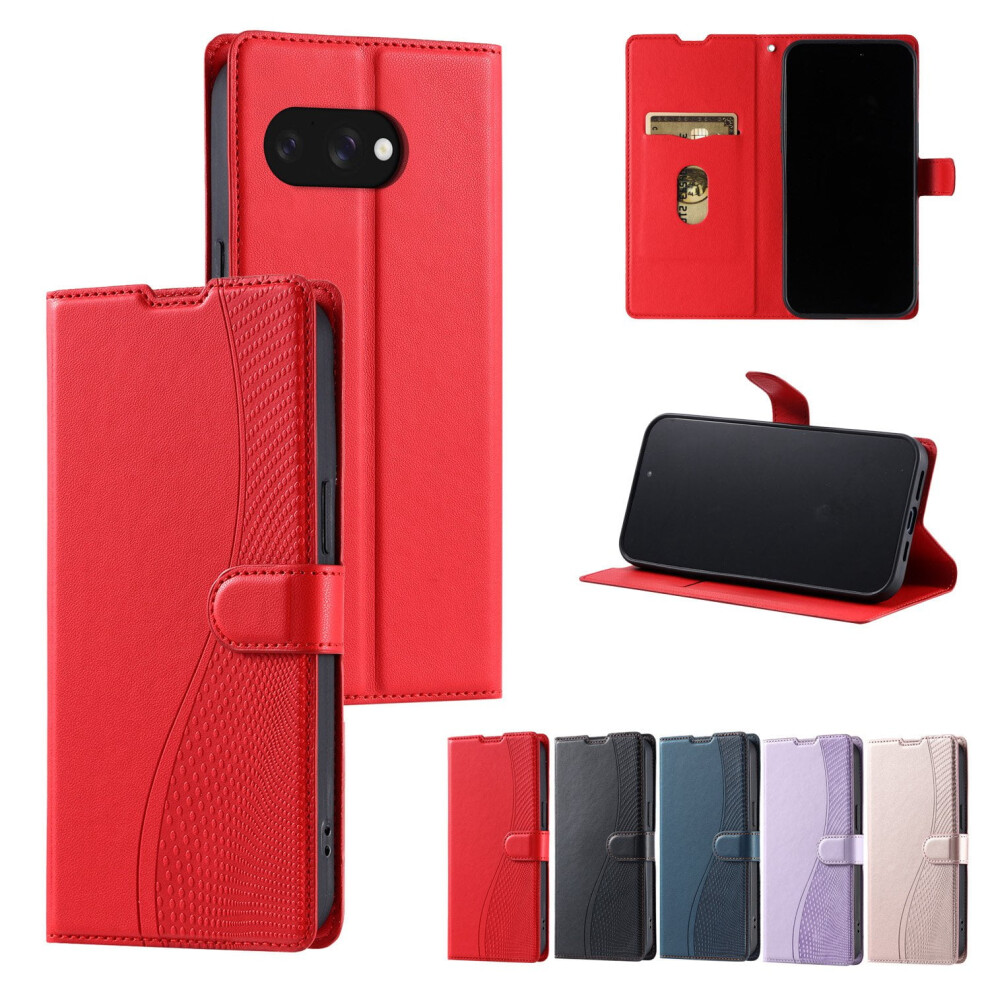 For Google Pixel 9A Phone Case Leather Wallet Case With Card Holder Phone Cover 9558633091557