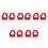 10Pcs Reliable Red Metal Fire Sprinkler Guard Head Cage Accessory 8